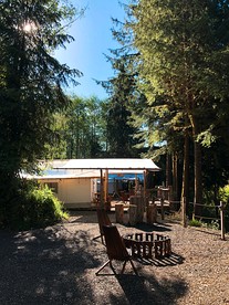 Eco Friendly Safari Tent with a Creek View in Forks, Washington, near the Hoh Rainforest - Forks, Washington - glamping.directory