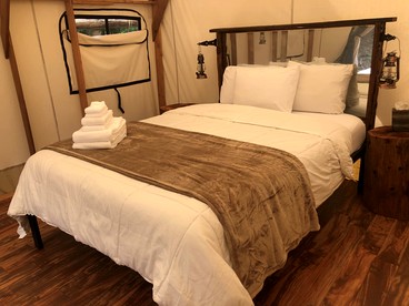 Eco Friendly Safari Tent with a Creek View in Forks, Washington, near the Hoh Rainforest - Forks, Washington - glamping.directory