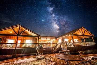 Pet Friendly Texas Hill Country Glamping Cabin on the Llano River - Castell, Texas - glamping.directory