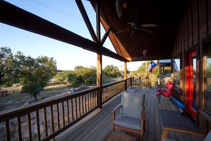 Pet Friendly Texas Hill Country Glamping Cabin on the Llano River - Castell, Texas - glamping.directory