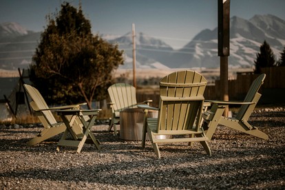 Stylish A-Frame Cabin Retreat with Shared Amenities & Scenic Views in Emigrant, Montana - Emigrant, Montana - glamping.directory