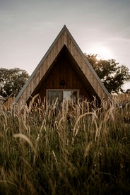 Stylish A-Frame Cabin Retreat with Shared Amenities & Scenic Views in Emigrant, Montana - Emigrant, Montana - glamping.directory