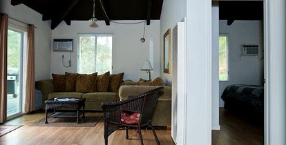 Rustic Cabin Tents for Four Set on the American River, California - Coloma, California - glamping.directory