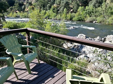 Rustic Cabin Tents for Four Set on the American River, California - Coloma, California - glamping.directory