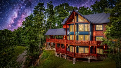 Breathtaking Mountain Cabin with Indoor Pool, Game Space and Theater Room in TN - glamping.directory