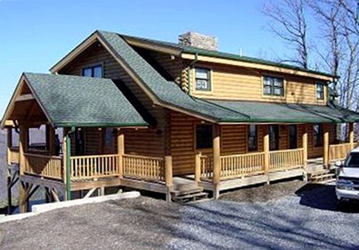 Secluded Log Cabin Rental with Views of Mount Mitchell in North Carolina - Lake Lure, North Carolina - glamping.directory
