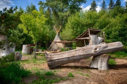 Amazing Nature Escape by the Payette River - Cool Pet-Friendly Teepee near Boise, Idaho - Garden Valley, Idaho - glamping.directory