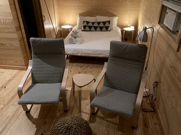 Rustic Cozy Cabin on the Little River in Sparta, North Carolina - Sparta, North Carolina - glamping.directory