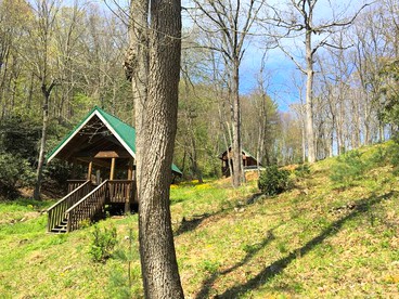 Rustic Cozy Cabin on the Little River in Sparta, North Carolina - Sparta, North Carolina - glamping.directory