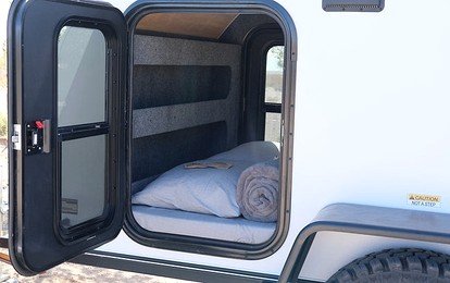 Peaceful Desert Glamping Trailer with Vineyard Views Near Death Valley National Park, California - Amargosa Valley, Nevada - glamping.directory