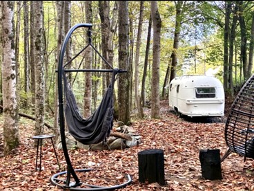Peaceful Off-Grid Airstream for a Relaxing Getaway Surrounded by Nature in Zionville, North Carolina - glamping.directory