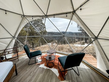 Majestic Mountain Majesty: Experience Colorado's Beauty from This Dome Paradise - Victor, Colorado - glamping.directory