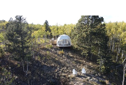 Majestic Mountain Majesty: Experience Colorado's Beauty from This Dome Paradise - Victor, Colorado - glamping.directory