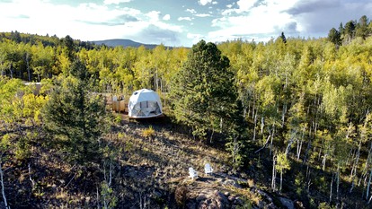 Majestic Mountain Majesty: Experience Colorado's Beauty from This Dome Paradise - Victor, Colorado - glamping.directory