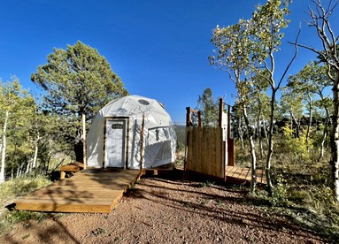 Majestic Mountain Majesty: Experience Colorado's Beauty from This Dome Paradise - Victor, Colorado - glamping.directory