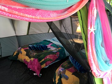 Stylish Glamping Bell Tent with Swimming Pool near Lafayette in Cajun County, Louisiana - Youngsville, Louisiana - glamping.directory