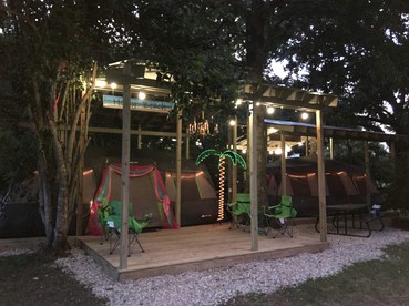 Stylish Glamping Bell Tent with Swimming Pool near Lafayette in Cajun County, Louisiana - glamping.directory