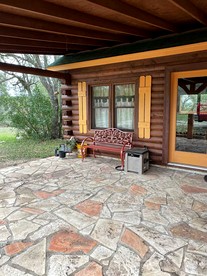 Peaceful and Pet Friendly Log Cabin near Medina Lake, Perfect for a Texas Hill Country Getaway - Mico, Texas - glamping.directory