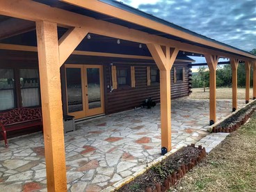 Peaceful and Pet Friendly Log Cabin near Medina Lake, Perfect for a Texas Hill Country Getaway - glamping.directory