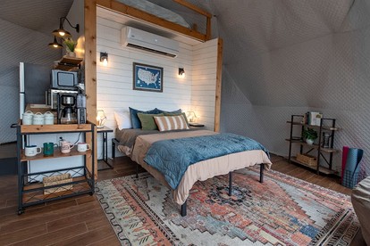 Off-Grid Dome with Private Hot-Tub and Spectacular Sunrise Views in Tennessee - Altamont, Tennessee - glamping.directory
