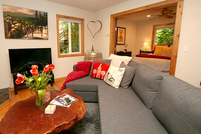 Spacious Cottage Getaway with a Hot Tub in Guerneville, California - Guerneville, California - glamping.directory