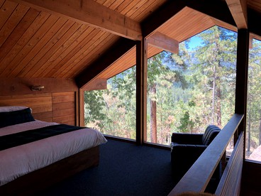 Luxury Camping Cabin with an Indoor Fireplace in Idyllwild, California - Idyllwild, California - glamping.directory