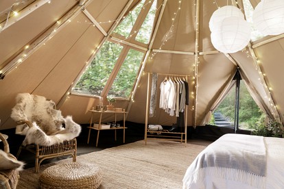 Innovative Nordic Tipi Rental for Glamping in Montana - Bozeman, Montana - glamping.directory