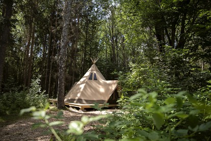 Innovative Nordic Tipi Rental for Glamping in Montana - Bozeman, Montana - glamping.directory