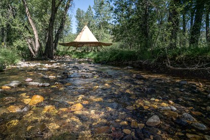 Innovative Nordic Tipi Rental for Glamping in Montana - Bozeman, Montana - glamping.directory
