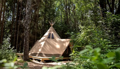 Innovative Nordic Tipi Rental for Glamping in Montana - Bozeman, Montana - glamping.directory