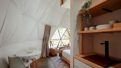 Unforgettable Glamping Adventure in a Big Geodome in Wimberley, TX - Wimberley, Texas - glamping.directory
