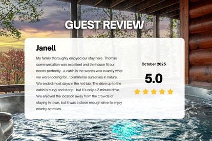 Remarkable Cabin with Screened Porch and Spa in Sevierville, Tennesee - Sevierville, Tennessee - glamping.directory