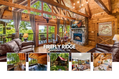 Remarkable Cabin with Screened Porch and Spa in Sevierville, Tennesee - Sevierville, Tennessee - glamping.directory