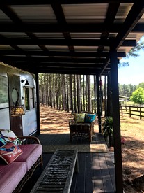 Vintage Georgia Airstream Nestled in the Pines - Hartwell, Georgia - glamping.directory
