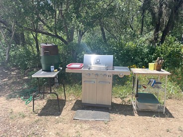 Spacious Tipi with Outdoor BBQ and Fire Pit in Texas - Marble Falls, Texas - glamping.directory