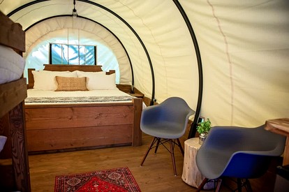 Wonderful Wagon Rental with Fire Pit Surrounded by Nature in Tennessee - Benton, Tennessee - glamping.directory
