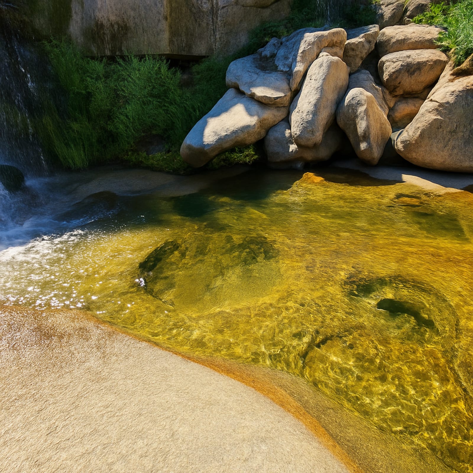 Musick Creek Falls  by Shaver Lake - Shaver Lake, California - glamping.directory