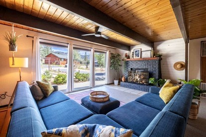 Amazing A-frame with Beautiful Outdoor Living Space and Jacuzzi in San Bernardino, California - San Bernardino, California - glamping.directory