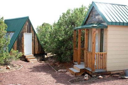 Magical A-Frame Tiny House Getaway with Spectacular Views near Zion National Park, Utah - Hildale, Utah - glamping.directory