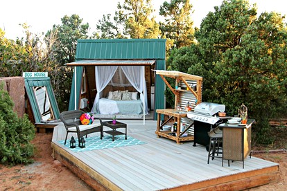 Magical A-Frame Tiny House Getaway with Spectacular Views near Zion National Park, Utah - glamping.directory