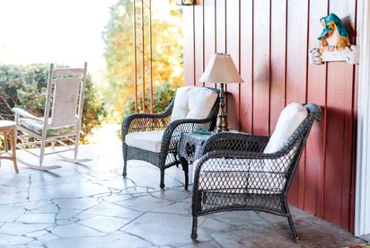 Romantic Suite Rental with Terrace and Chimenea near Gatlinburg, Tennessee - Knoxville, Tennessee - glamping.directory