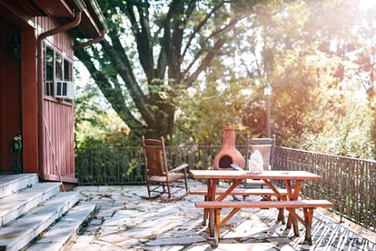 Romantic Suite Rental with Terrace and Chimenea near Gatlinburg, Tennessee - glamping.directory