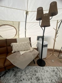 Blissful Bell Tent Oasis near Pymatuning Lake in Pennsylvania - Conneaut Lake, Pennsylvania - glamping.directory