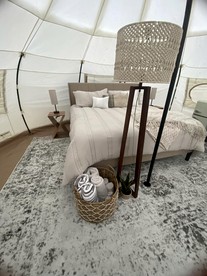 Blissful Bell Tent Oasis near Pymatuning Lake in Pennsylvania - Conneaut Lake, Pennsylvania - glamping.directory