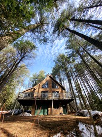 Secluded Cabin Rental in the Adirondack Mountains of Paul Smiths, New York - Paul Smiths, New York - glamping.directory