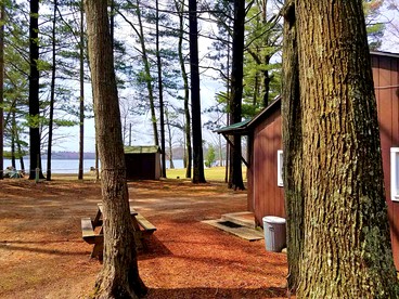 Cozy Lakeside Cabin in Manistee National Forest, Michigan - Wellston, Michigan - glamping.directory