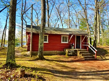 Cozy Lakeside Cabin in Manistee National Forest, Michigan - Wellston, Michigan - glamping.directory