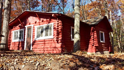 Cozy Lakeside Cabin in Manistee National Forest, Michigan - Wellston, Michigan - glamping.directory