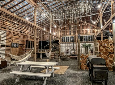 Creekside A-Frame Retreat with Treehouse Views, Hammock Lounge & Indoor-Outdoor Shower in New Port, Tennessee - Newport, Tennessee - glamping.directory