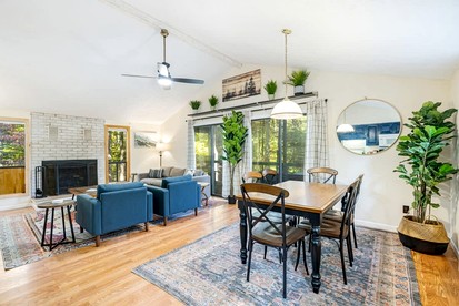 Bright and Spacious Cabin with Hot Tub, Fire Pit, and Grill Perfect for Your Hedgesville, WV Getaway - Hedgesville, West Virginia - glamping.directory